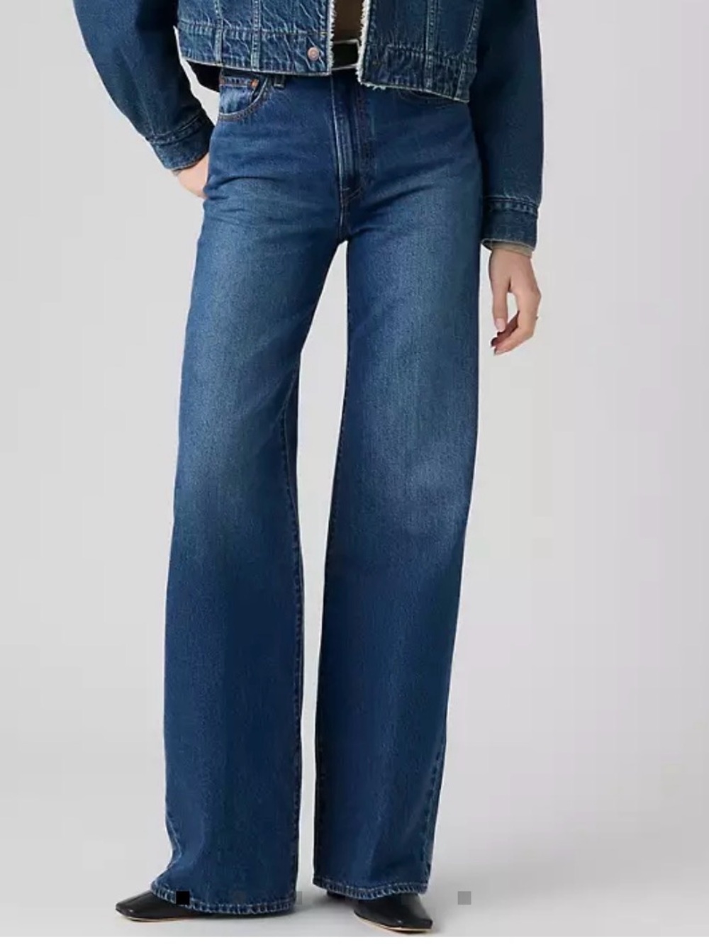 Women’s Levi’s Rib Cage High-Rise Wide Leg Jeans - Blue